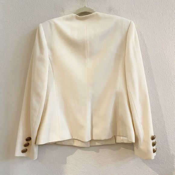 Herbert Grossman Vintage Union Made Jacket Cream ILGWU Made In USA Retro 80s - Picture 11 of 11